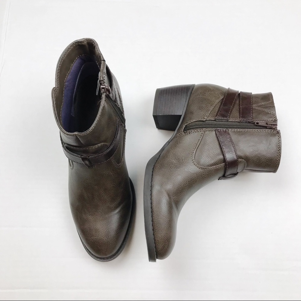 Sonoma Charlize Taupe Brown Ankle Booties Size 6.5